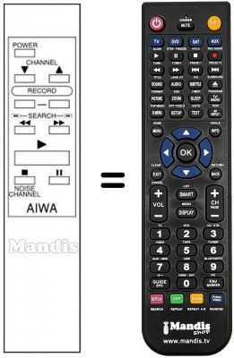 Télécommande équivalente WIRELESS REMOCON