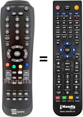 Télécommande équivalente Zodiac ZDT 9000 MHP