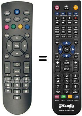 T&eacute;l&eacute;commande &eacute;quivalente Metronic 441634