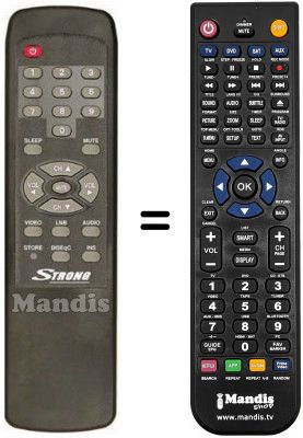 Télécommande équivalente Strong 520 LT