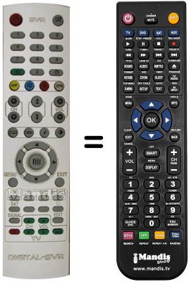 T&eacute;l&eacute;commande &eacute;quivalente SAT FX 7220