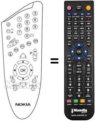 Télécommande équivalente Ingelen MEDIAMASTER 9650 S Télécommande équivalente Ingelen MEDIAMASTER 9650 S