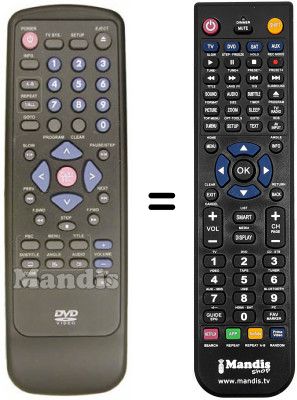 Télécommande équivalente WAITEC X 56 S