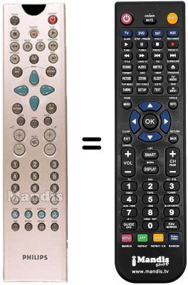 Télécommande équivalente SCHNEIDER FRANCE DVD R 1000 Télécommande équivalente SCHNEIDER FRANCE DVD R 1000