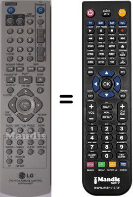 T&eacute;l&eacute;commande &eacute;quivalente Goldstar V 180