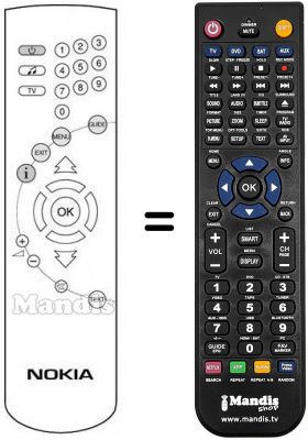 Télécommande équivalente Ingelen MEDIA MASTER 9500 Télécommande équivalente Ingelen MEDIA MASTER 9500