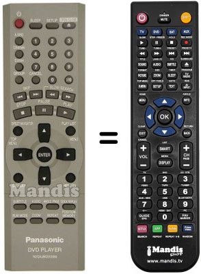 Télécommande équivalente National N2QAJB000069