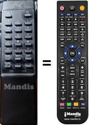 T&eacute;l&eacute;commande &eacute;quivalente Pace MSP 995