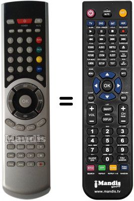 T&eacute;l&eacute;commande &eacute;quivalente PINACLE IP 9000 HD