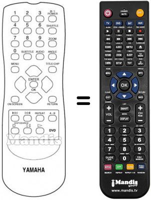 Télécommande équivalente Yamaha S510