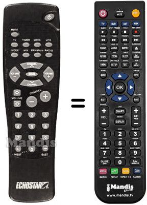 Télécommande équivalente Legend SR 200 IP