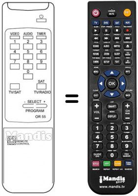 Télécommande équivalente SCHNEIDER FRANCE STU-803 Télécommande équivalente SCHNEIDER FRANCE STU-803