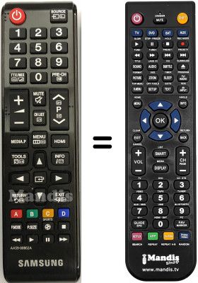 T&eacute;l&eacute;commande &eacute;quivalente AA59-00802A