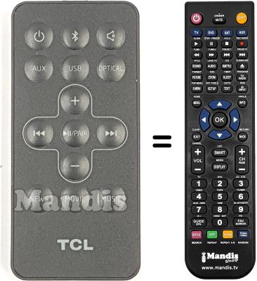 T&eacute;l&eacute;commande &eacute;quivalente Tcl MA06TS5TSPN03RC1