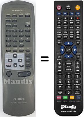 T&eacute;l&eacute;commande &eacute;quivalente RC-TN 520 EXEE