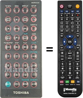 Télécommande équivalente MEDR05UX