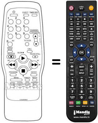 T&eacute;l&eacute;commande &eacute;quivalente Sinudyne SV11224