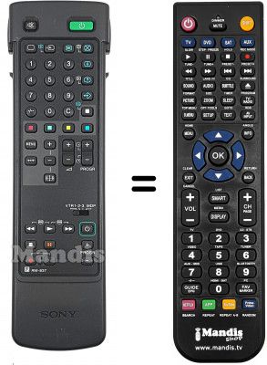 Télécommande équivalente Sony VC-2591A Télécommande équivalente Sony VC-2591A