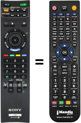 Télécommande équivalente Sony KLV-22BX301