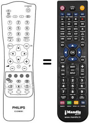 Télécommande équivalente REMCON312 Télécommande équivalente REMCON312
