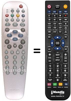 Télécommande équivalente REMCON656