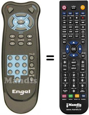 Télécommande équivalente REMCON825