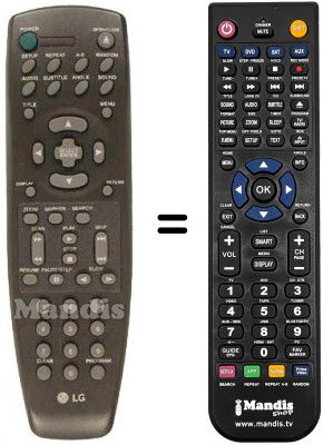 Télécommande équivalente REMCON969 Télécommande équivalente REMCON969