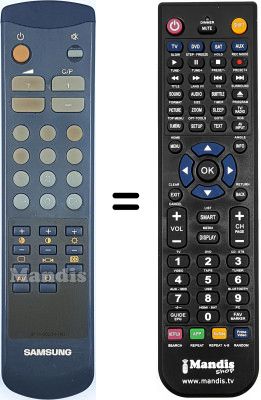Télécommande équivalente Samsung 3F14-00034-140 Télécommande équivalente Samsung 3F14-00034-140