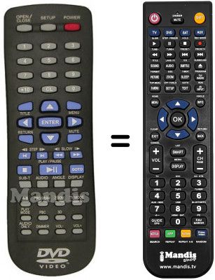 T&eacute;l&eacute;commande &eacute;quivalente REMCON408