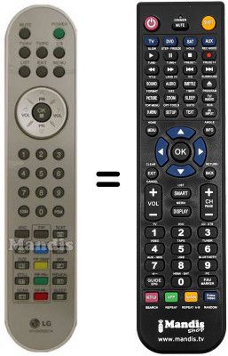 Télécommande équivalente LG RZ17LZ20