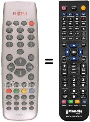 Télécommande équivalente Fujitsu P-RM1000ES