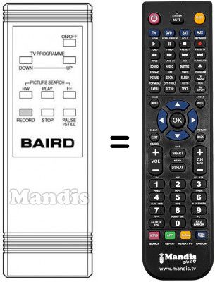 T&eacute;l&eacute;commande &eacute;quivalente Baird 8951