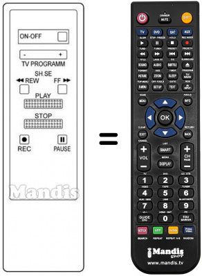 T&eacute;l&eacute;commande &eacute;quivalente Thorn 3V48
