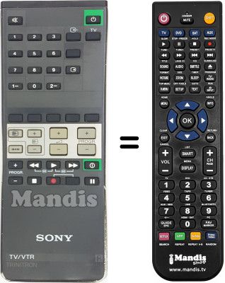 Télécommande équivalente Sony SVT5000P Télécommande équivalente Sony SVT5000P