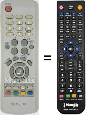 Télécommande équivalente Samsung AA5900312J Télécommande équivalente Samsung AA5900312J