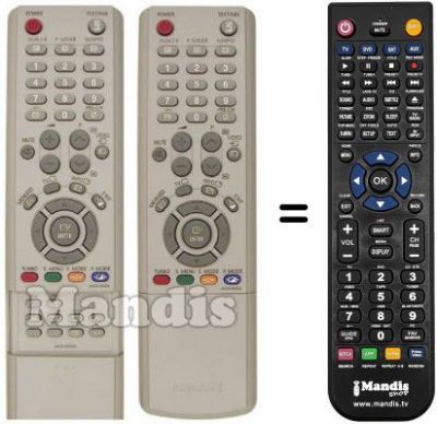 Télécommande équivalente AA59-00326 Télécommande équivalente AA59-00326