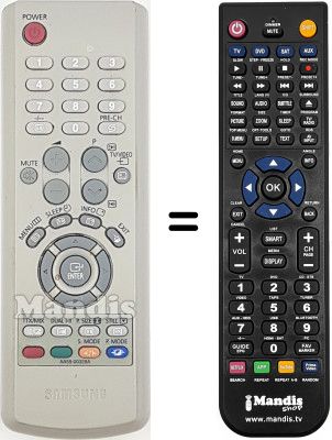 Télécommande équivalente Samsung AA59-00328A