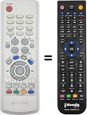 Télécommande équivalente Samsung LW20M11CX/XEH Télécommande équivalente Samsung LW20M11CX/XEH