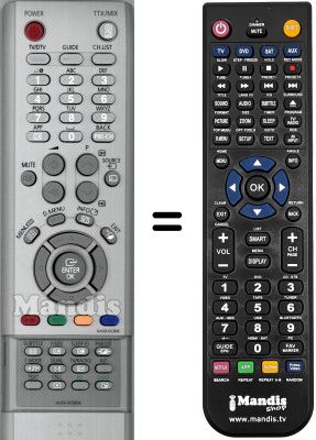 Télécommande équivalente Samsung LE40M61 Télécommande équivalente Samsung LE40M61