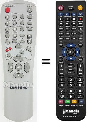 Télécommande équivalente Samsung SV430F Télécommande équivalente Samsung SV430F