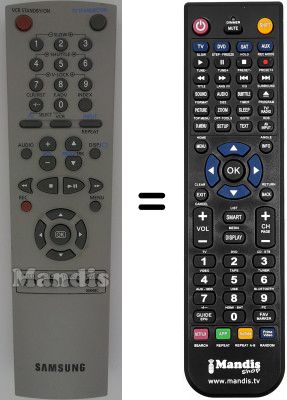 Télécommande équivalente Samsung SV665X Télécommande équivalente Samsung SV665X