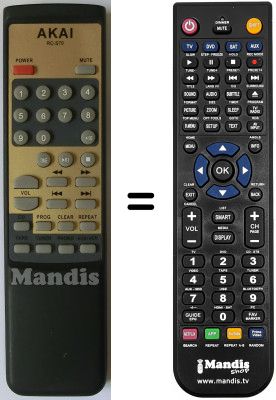 Télécommande équivalente RC-S70