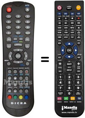 Télécommande équivalente REMCON1359