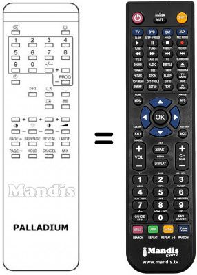 Télécommande équivalente Neckermann REMCON001