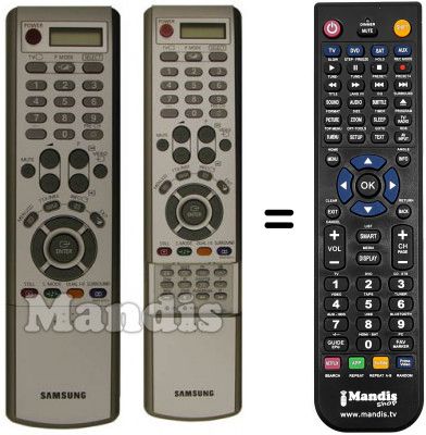 Télécommande équivalente Samsung BN59-00373A Télécommande équivalente Samsung BN59-00373A