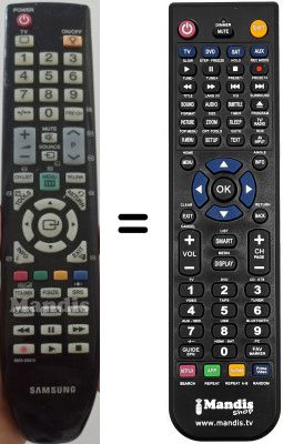 Télécommande équivalente Samsung BN59-00681A