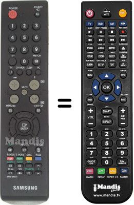 Télécommande équivalente Samsung LE32S71 Télécommande équivalente Samsung LE32S71