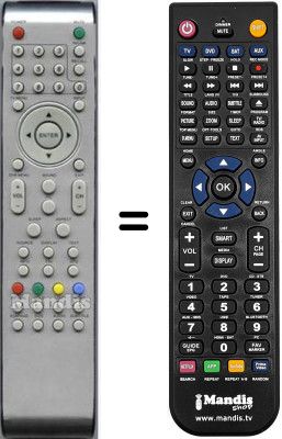 Télécommande équivalente Belson BSV1989