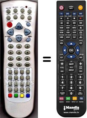 Télécommande équivalente RC48-PDP