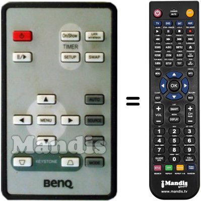 T&eacute;l&eacute;commande &eacute;quivalente Benq004